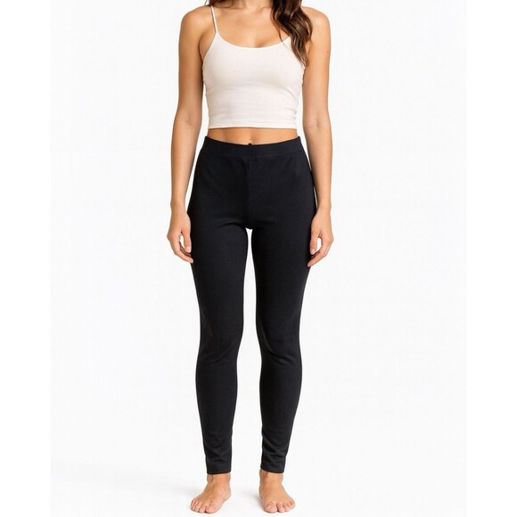 Two by Vince Camuto Womens Small Black Cigarette Pants Slim Leg Trousers - Picture 1 of 16